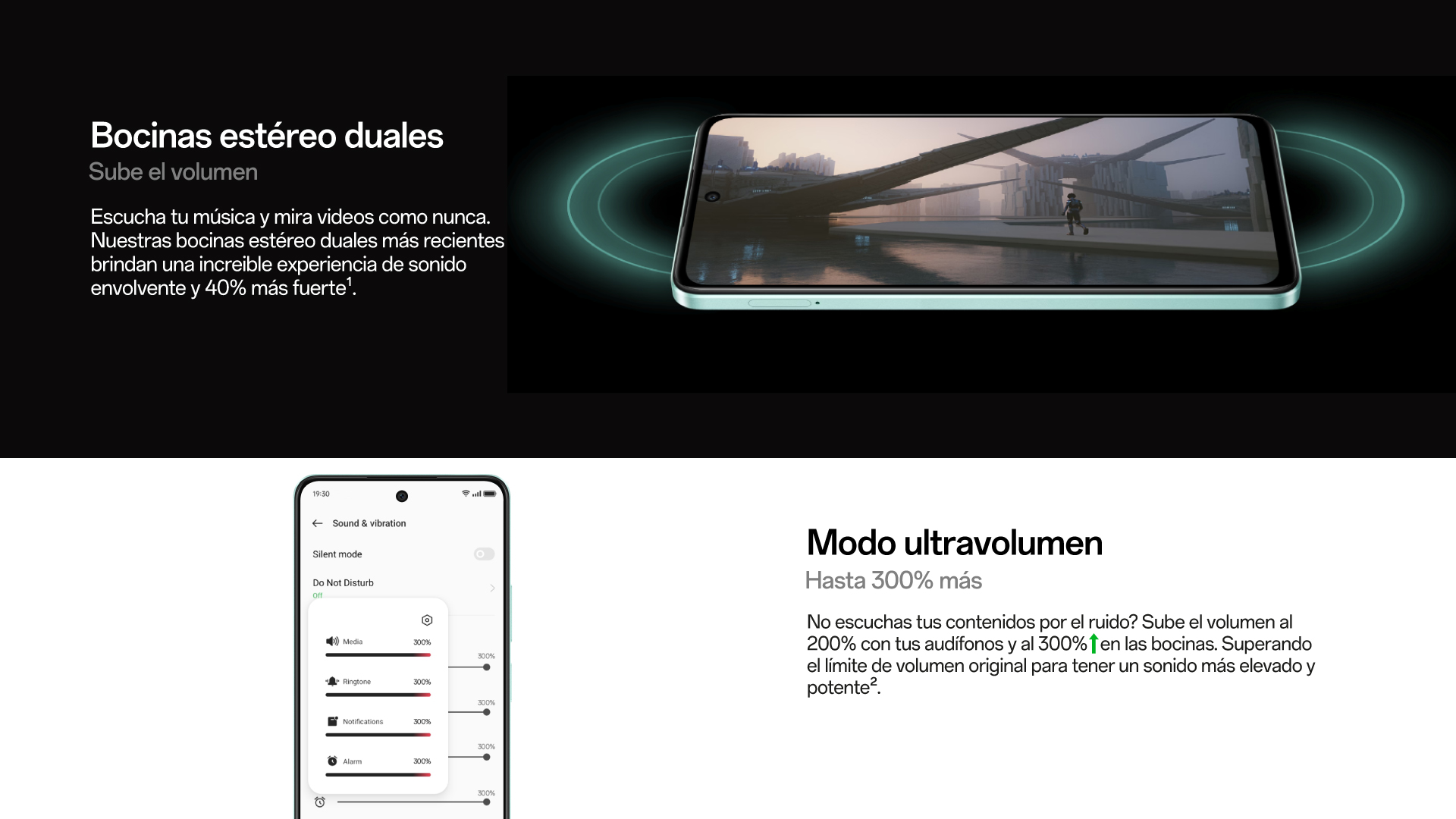 Bocinas y ultravolumen